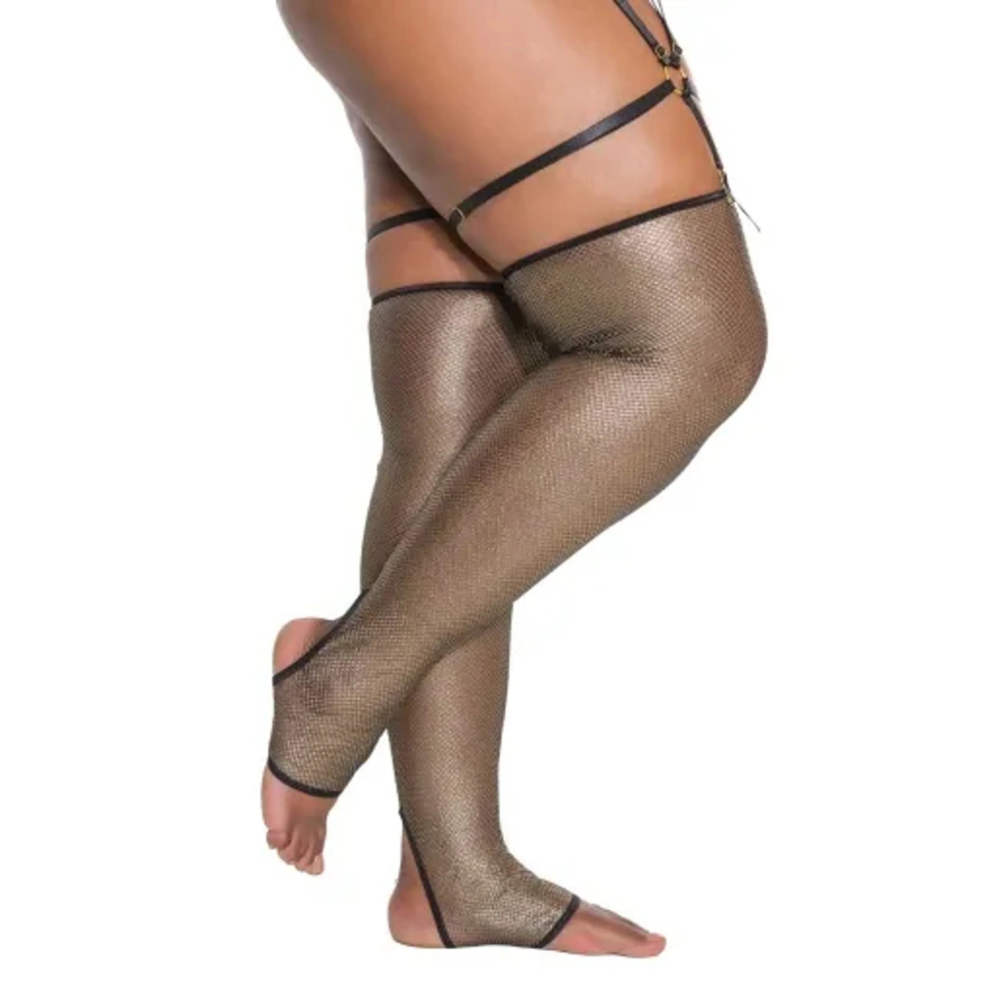 Sheer breathable nylon spandex stockings women