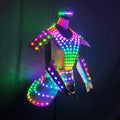 LED Dress for Women Future Technology Cosplay Costume With Sexy Silver Laser